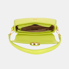 David Jones PU Leather Shoulder Bag - Trendsi