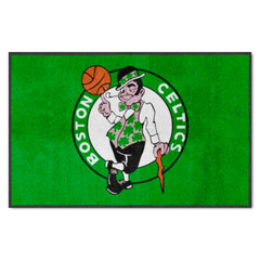 Boston Celtics 4X6 High-Traffic Mat with Durable Rubber Backing - Landscape Orientation - Boston Celtics