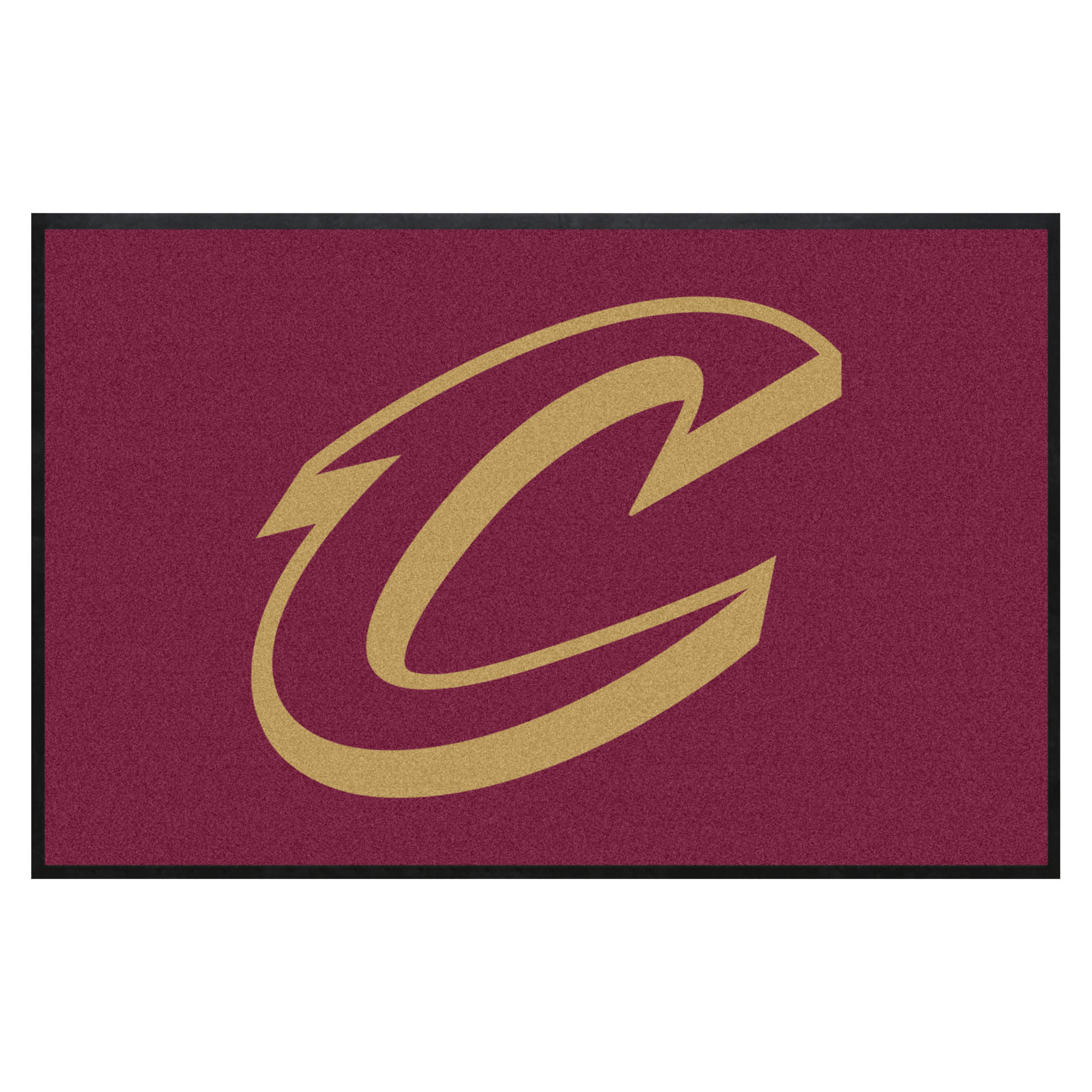 Cleveland Cavaliers 4X6 High-Traffic Mat with Durable Rubber Backing - Landscape Orientation