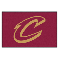 Cleveland Cavaliers 4X6 High-Traffic Mat with Durable Rubber Backing - Landscape Orientation