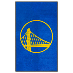 Golden State Warriors 3X5 High-Traffic Mat with Durable Rubber Backing - Portrait Orientation