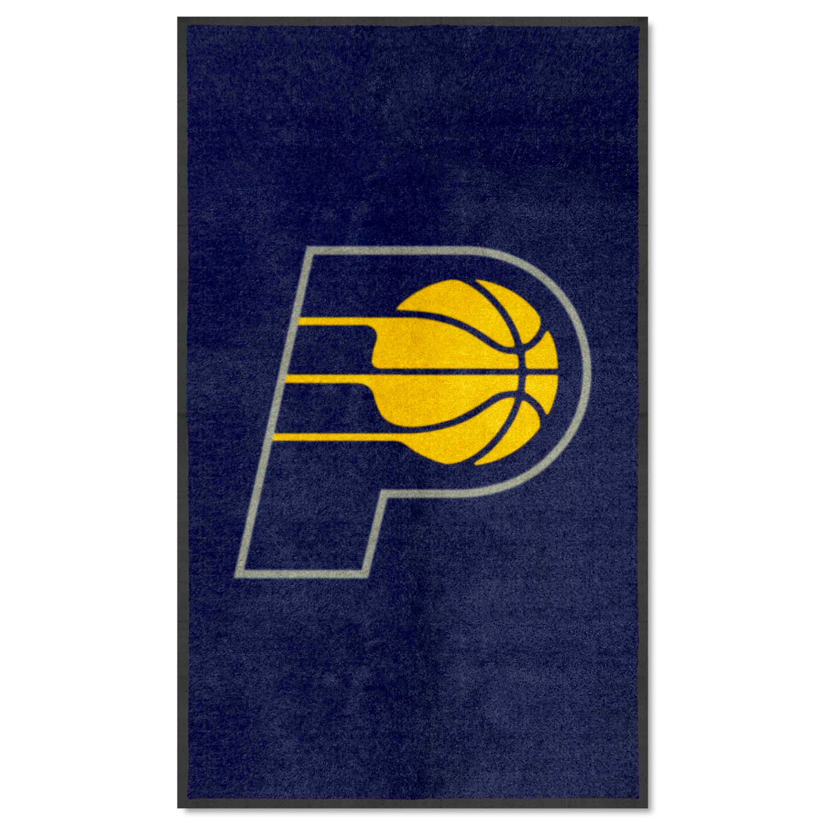 Indiana Pacers 3X5 High-Traffic Mat with Durable Rubber Backing - Portrait Orientation