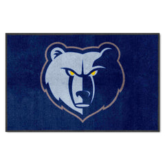 Memphis Grizzlies 4X6 High-Traffic Mat with Durable Rubber Backing - Landscape Orientation