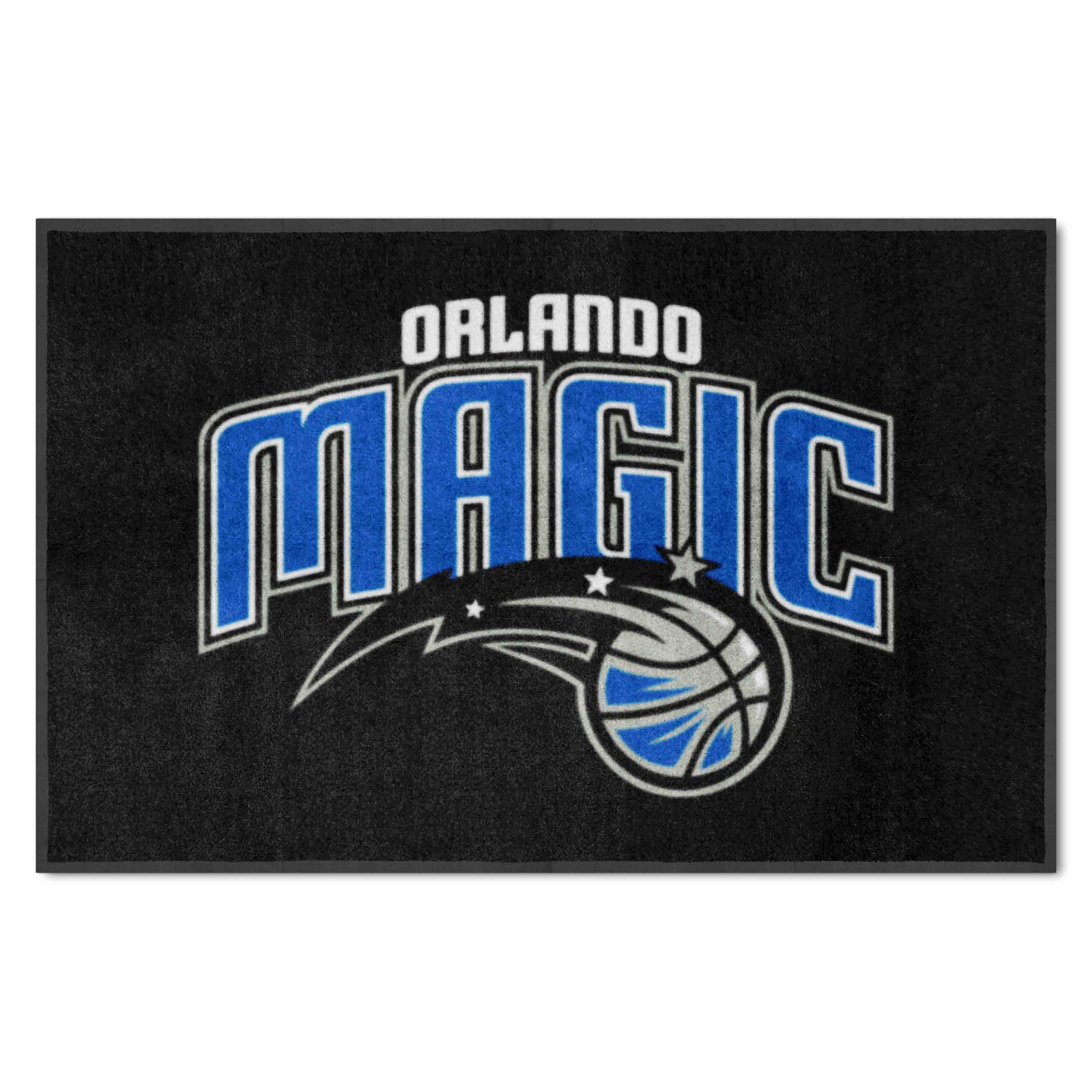 Orlando Magic 4X6 High-Traffic Mat with Durable Rubber Backing - Landscape Orientation