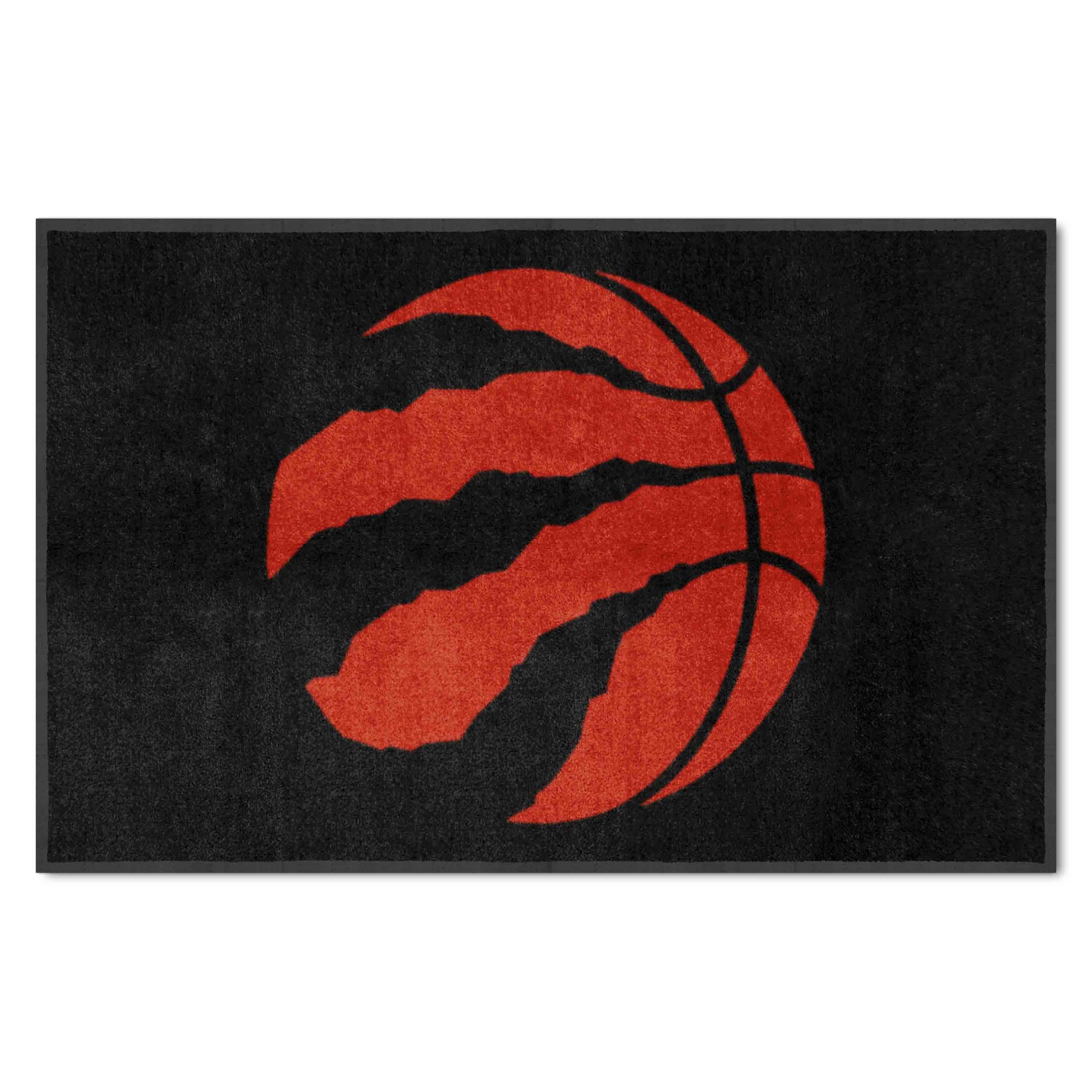 Toronto Raptors 4X6 High-Traffic Mat with Durable Rubber Backing - Landscape Orientation