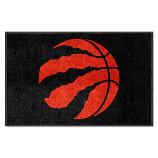 Toronto Raptors 4X6 High-Traffic Mat with Durable Rubber Backing - Landscape Orientation