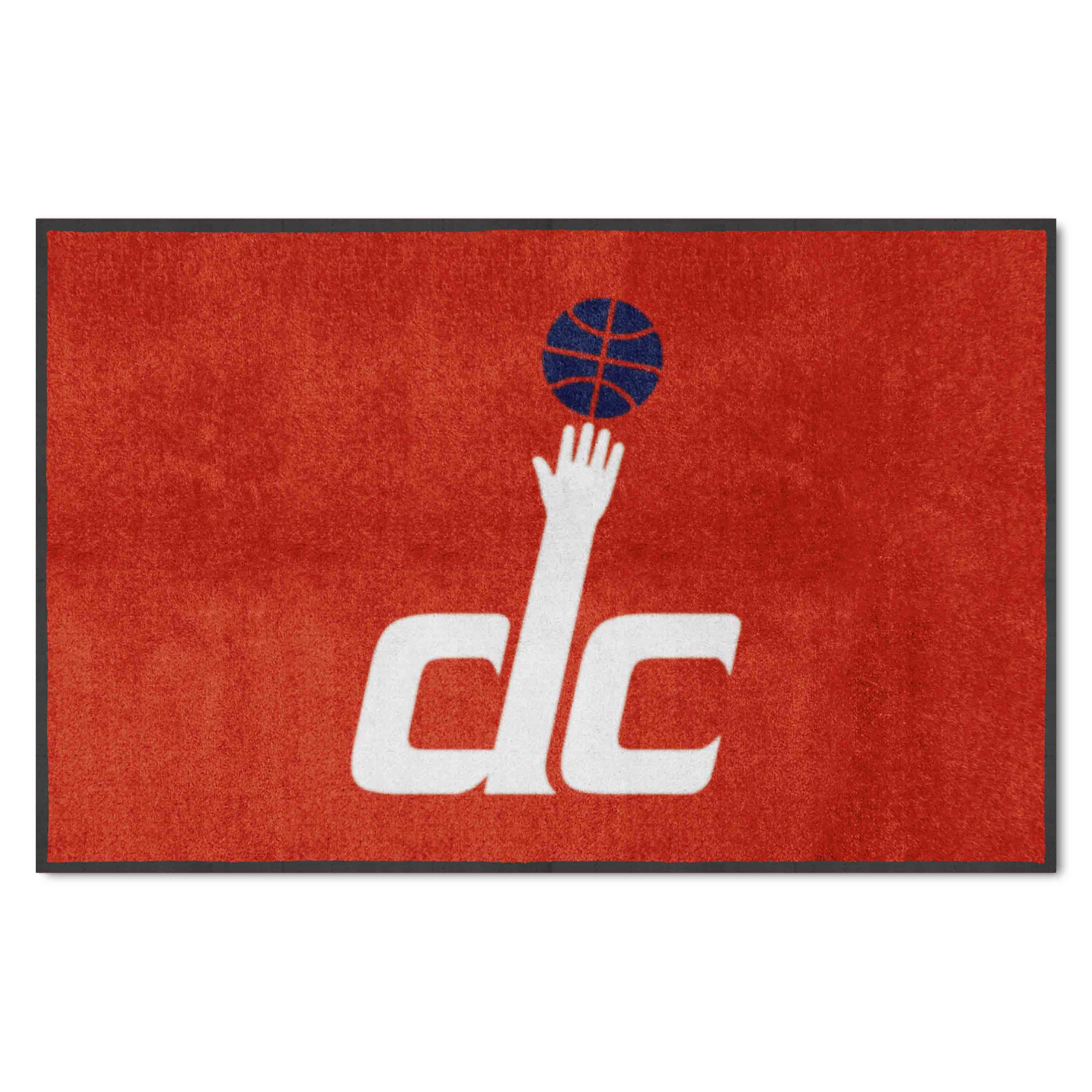 Washington Wizards 4X6 High-Traffic Mat with Durable Rubber Backing - Landscape Orientation