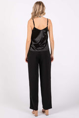 GeeGee High-Waisted Pleated Pants Trendsi