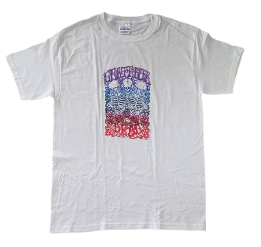 Camiseta de esqueletos de Grateful Dead 3, rara