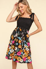 Haptics Smocked Cami Floral Dress Trendsi