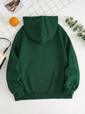 Drawstring Dropped Shoulder Hoodie - Flyclothing LLC