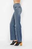 Judy Blue Full Size Tummy Control Straight Jeans - Trendsi