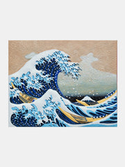 Relief The Great Wave off Kanagawa 3D Acrylic Painting - Trendsi