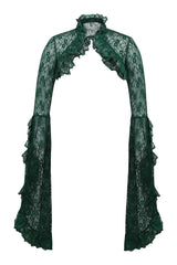 Daisy Corsets Dark Green Lace Shrug Bolero Jacket - Daisy Corsets