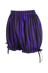 Daisy Corsets Purple/Black Striped Bloomers