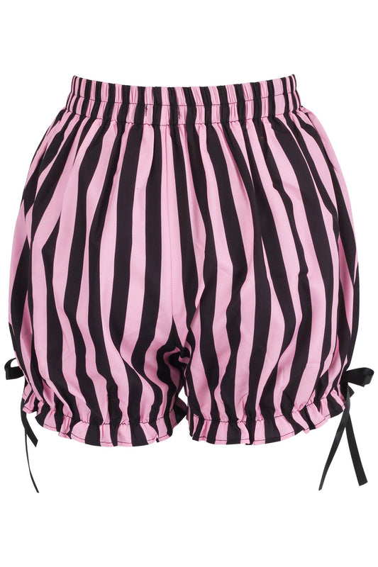 Daisy Corsets Pink/Black Striped Bloomers