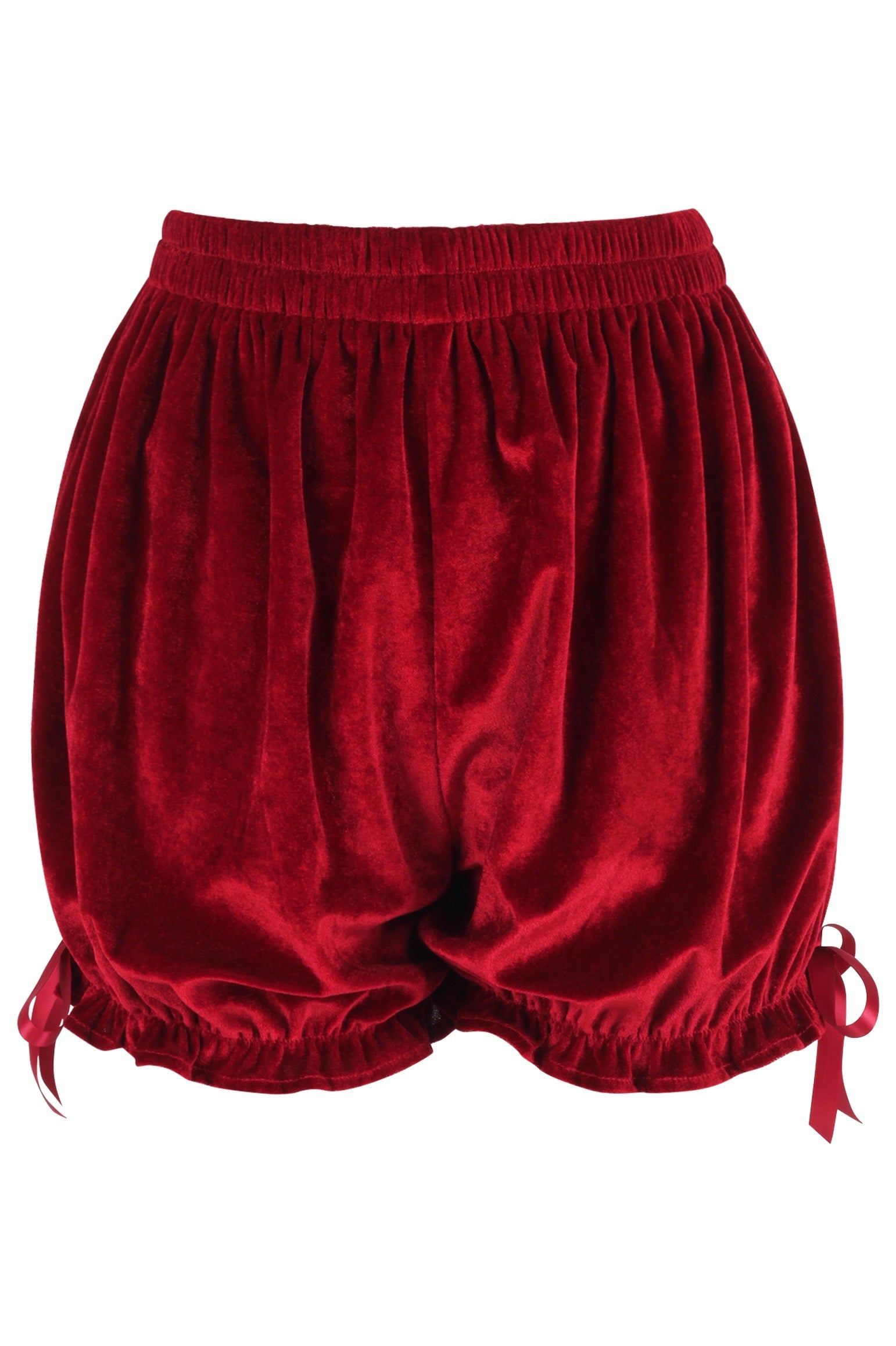 Daisy Corsets Dark Red Velvet Bloomers