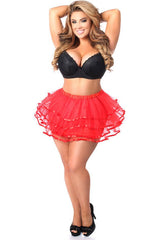 Daisy Corsets Red Ribbon Tutu