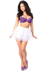 Daisy Corsets White Ribbon Tutu