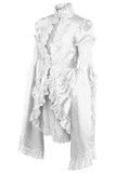 Daisy Corsets White Satin & Lace Ruffled Jacket