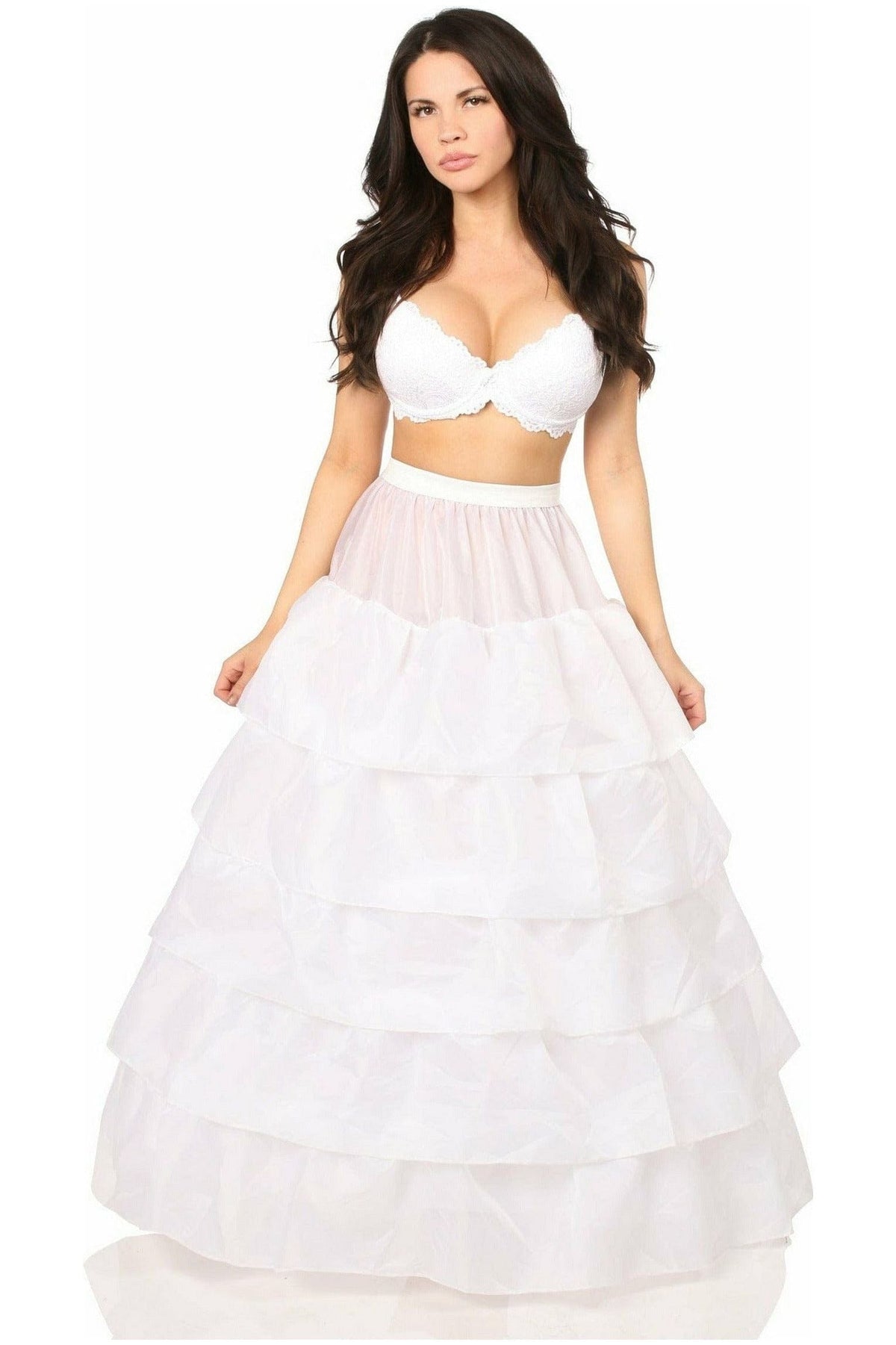 Daisy Corsets White Hoop Skirt - Daisy Corsets