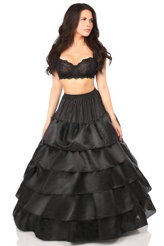 Daisy Corsets Black Hoop Skirt