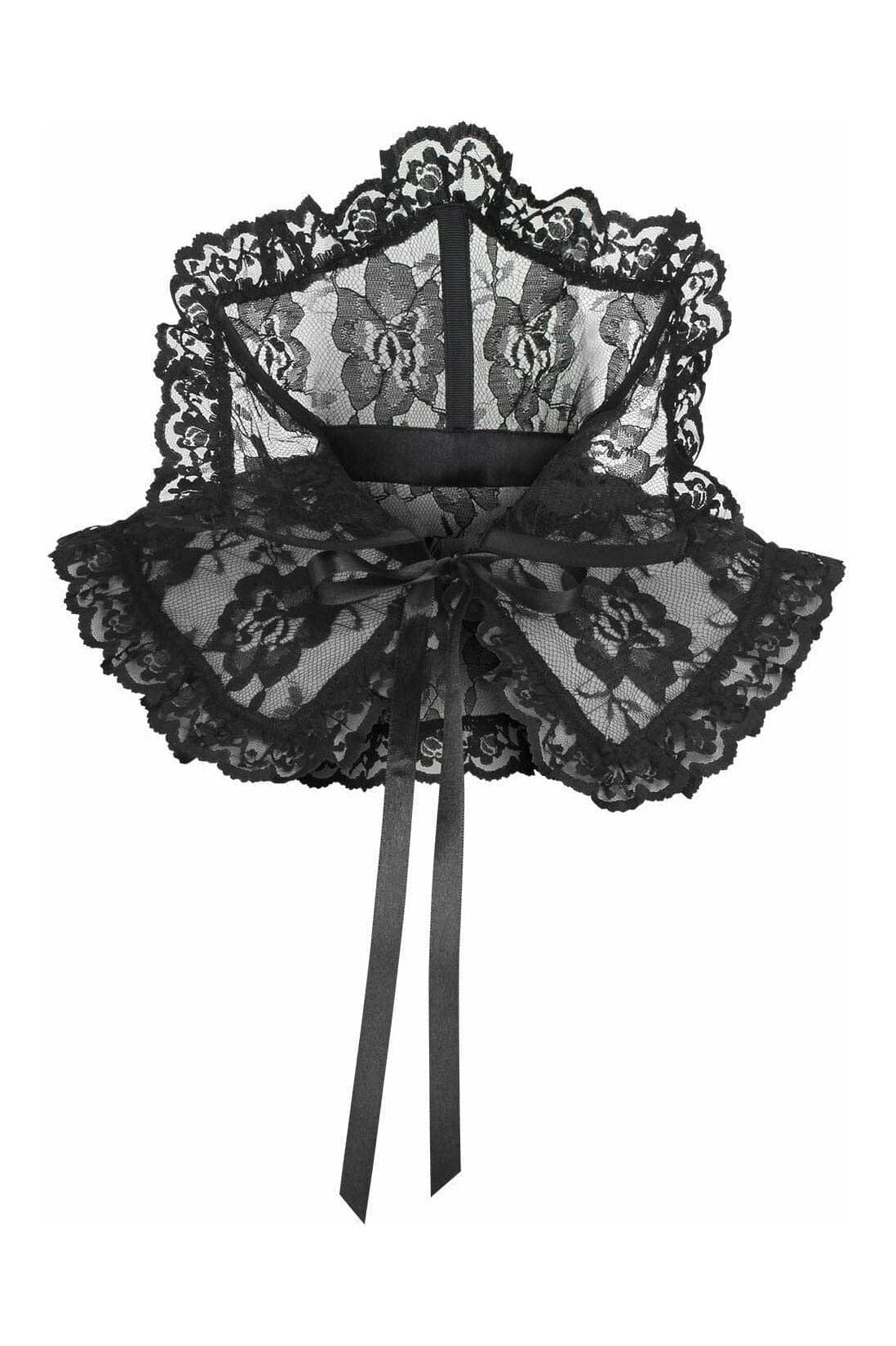 Daisy Corsets Black Lace Neck Collar