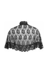 Daisy Corsets Black Lace Cape