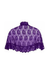 Daisy Corsets Purple Lace Cape