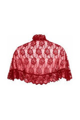 Daisy Corsets Red Lace Cape