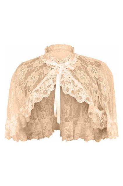 Daisy Corsets Ivory Lace Cape - Daisy Corsets