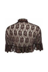 Daisy Corsets Brown Lace Cape