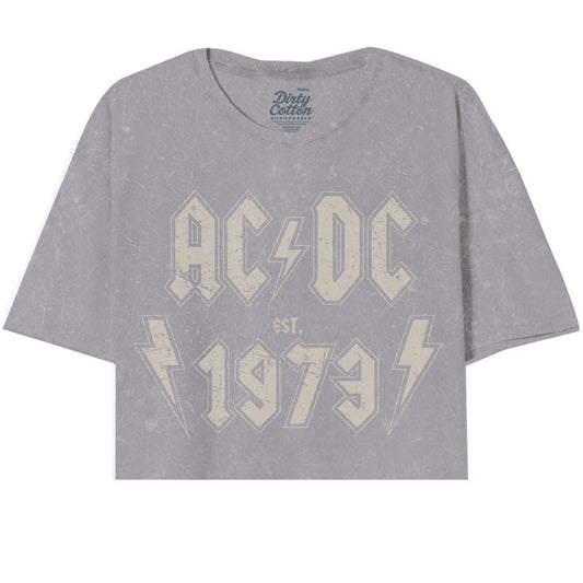 ACDC 1973 Camiseta de gran tamaño