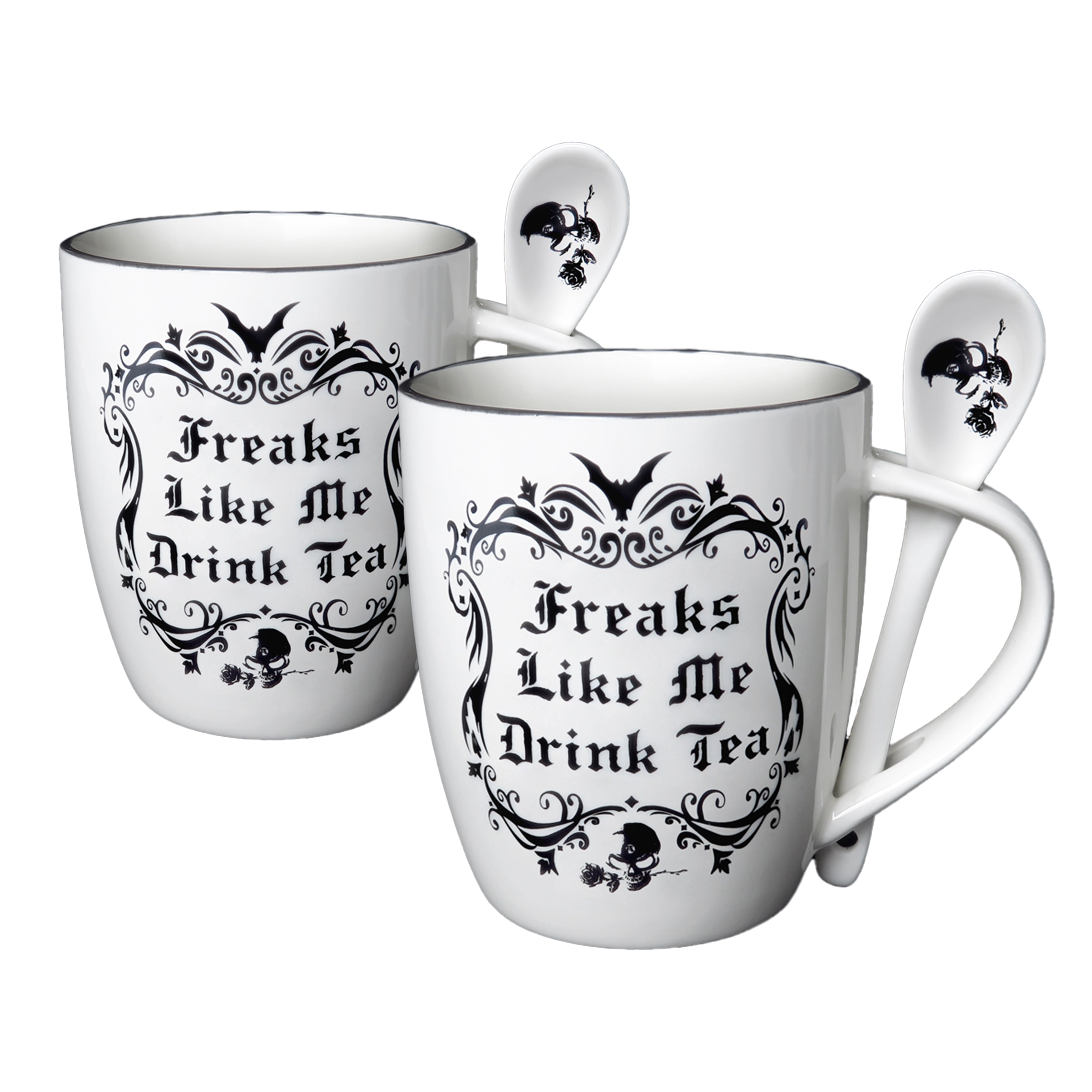 Alchemy Freaks Like Me Drink Tea Mug and Spoon Set  Giftware