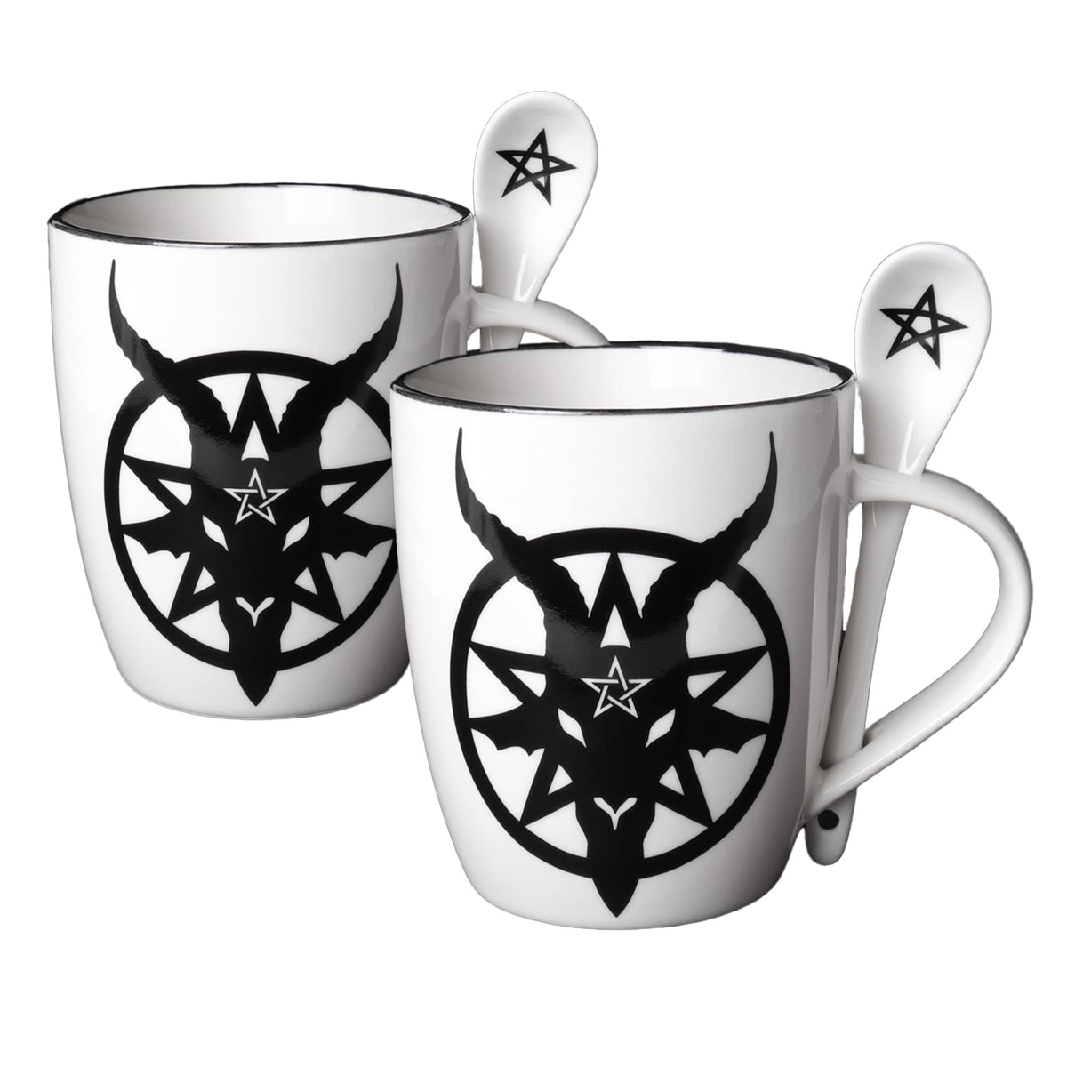 Alchemy Baphomet Mug & Spoon Set Giftware - Alchemy Gothic