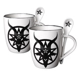 Alchemy Baphomet Mug & Spoon Set Giftware