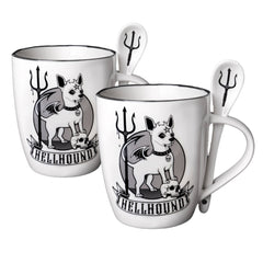 Alchemy Hellhound Mug and Spoon Set Giftware - Alchemy Gothic