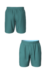 The Ace Angler | Teal and Bass Ball Hammock® 9 Inch Athletic Shorts