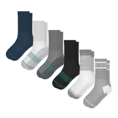 The Always Ons | Heel Hammock™ Crew Socks 6 Pack