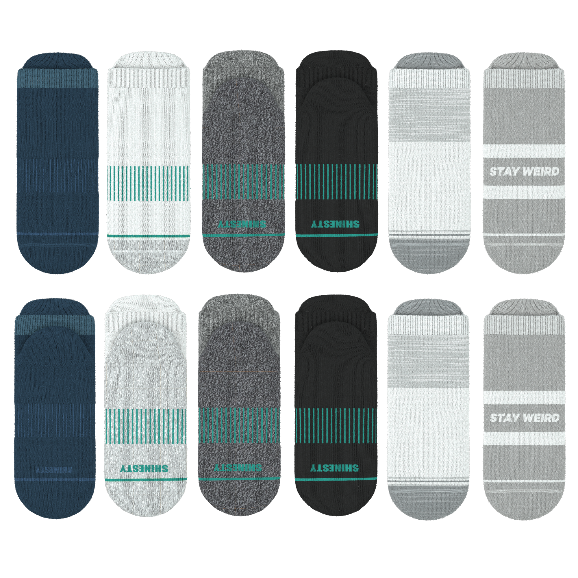 The Always Ons | Heel Hammock™ Ankle Socks 6 Pack