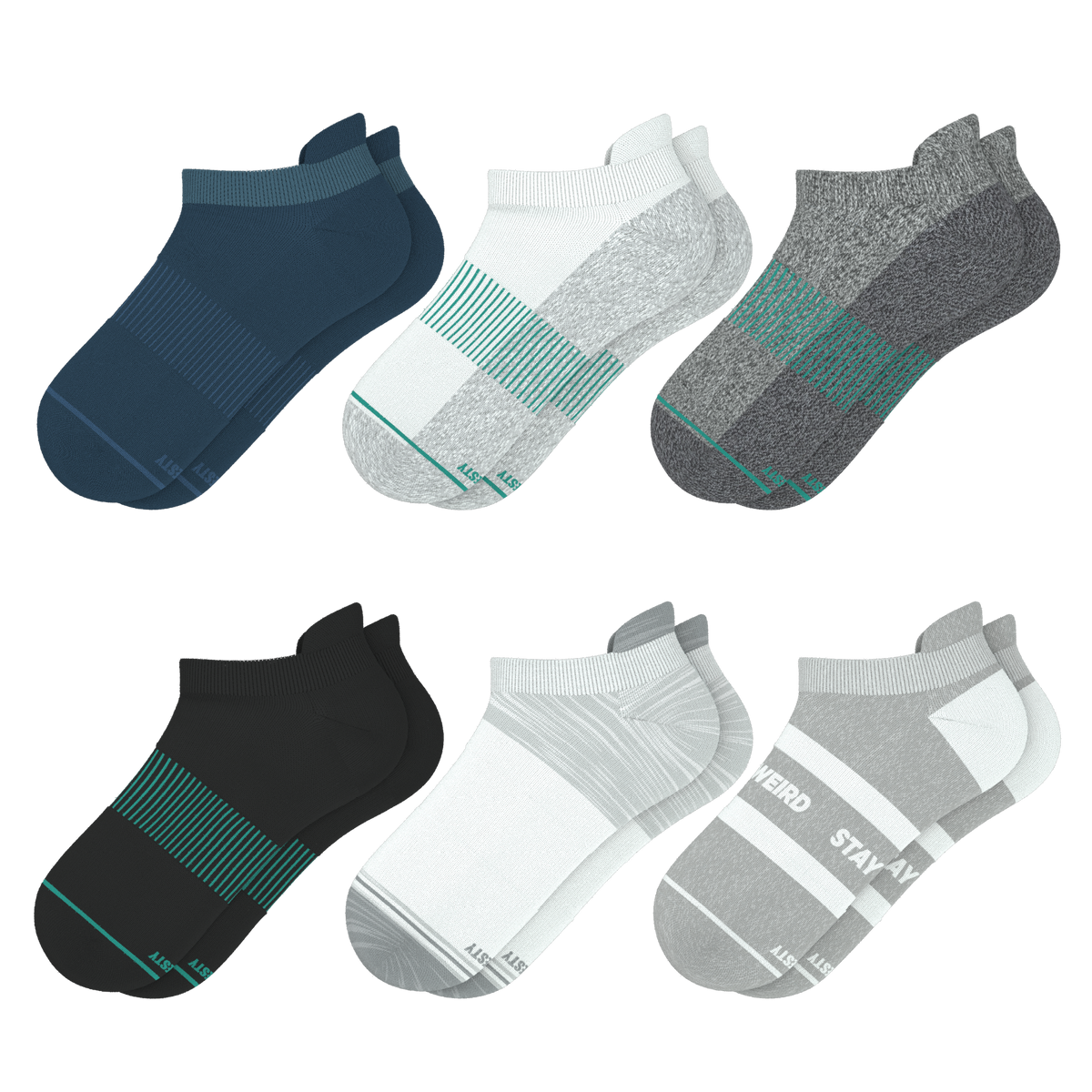 The Always Ons | Heel Hammock™ Ankle Socks 6 Pack