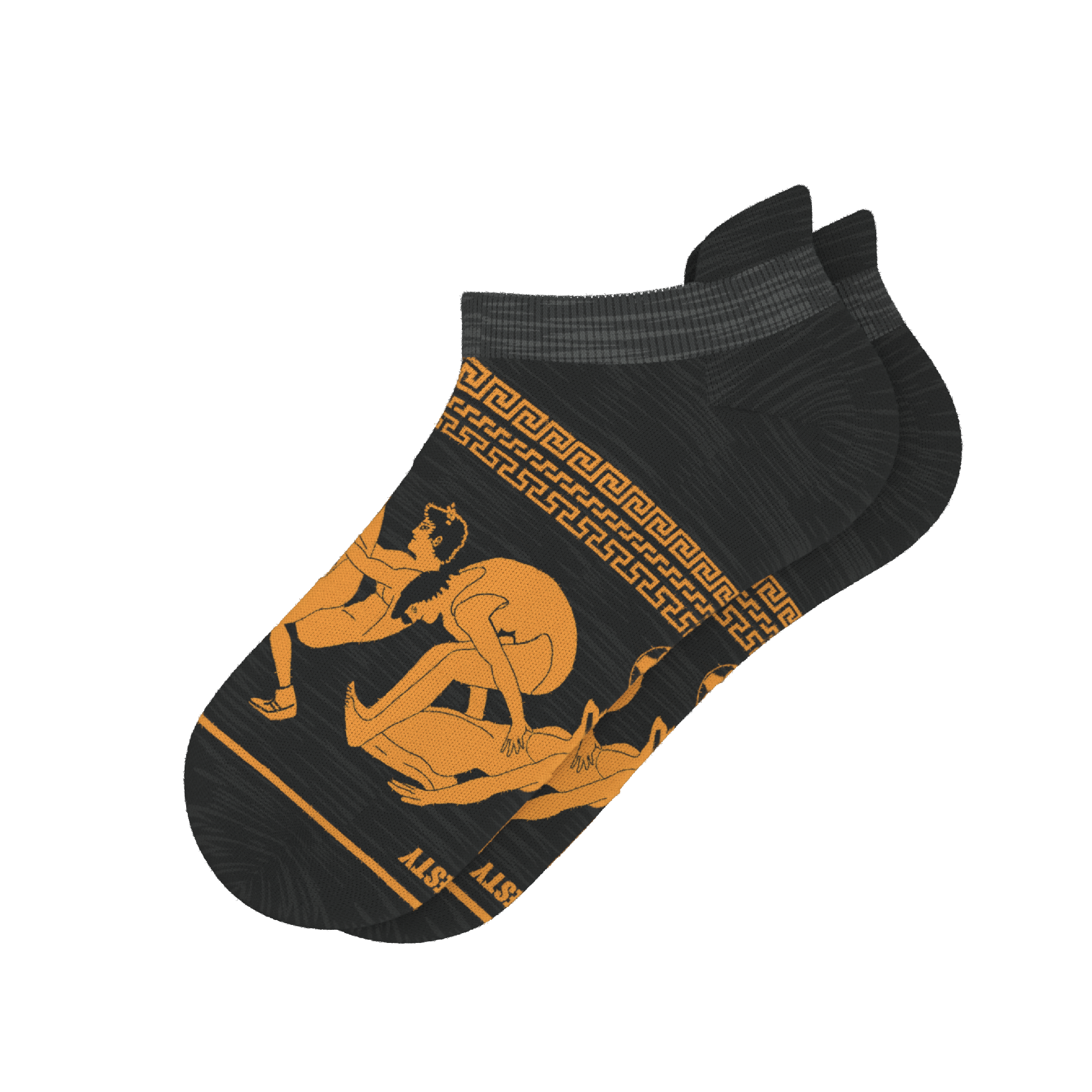 The Ancient Twister | Vase Heel Hammock™ Ankle Socks