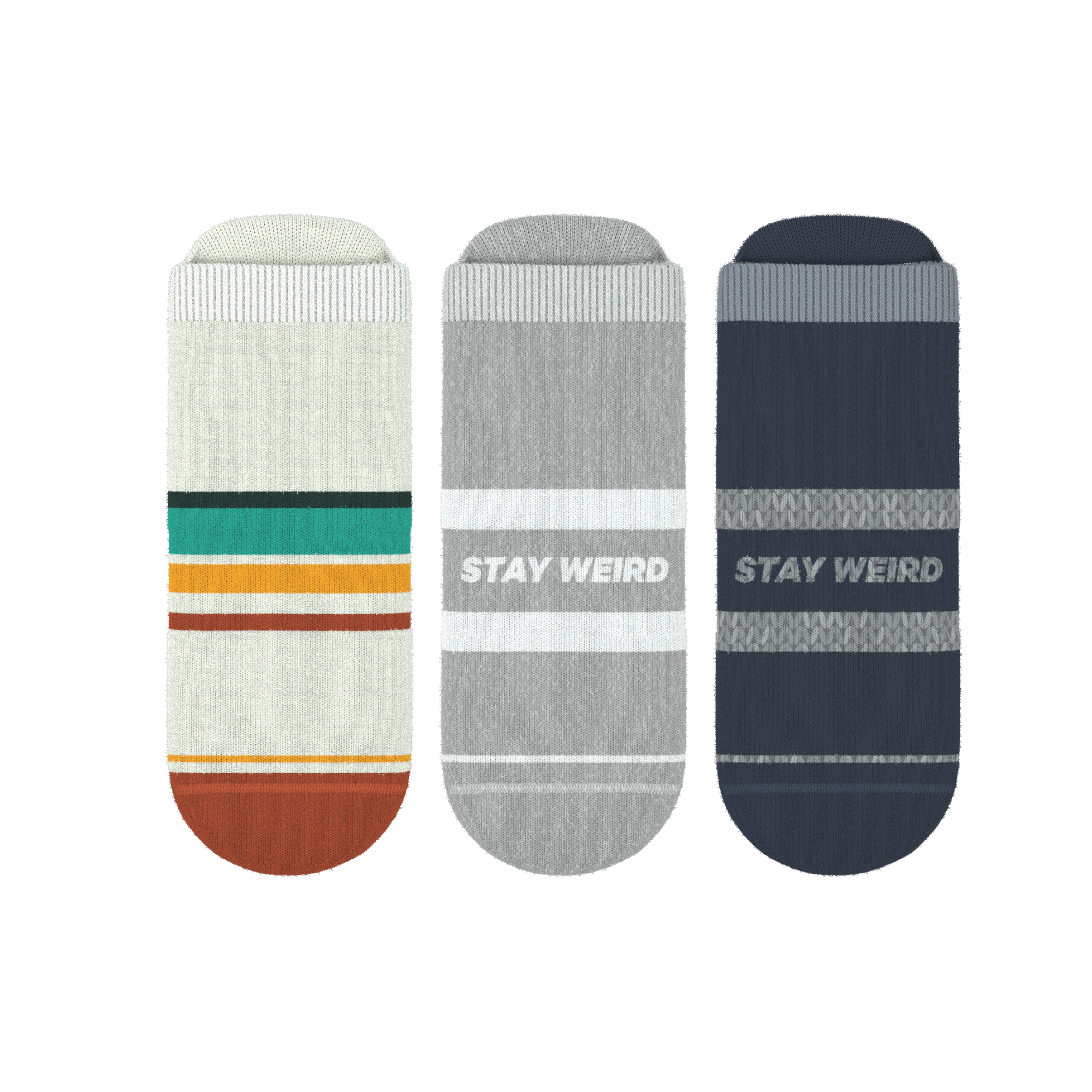 Retro Classics | Heel Hammock™ Ankle Socks 3 Pack