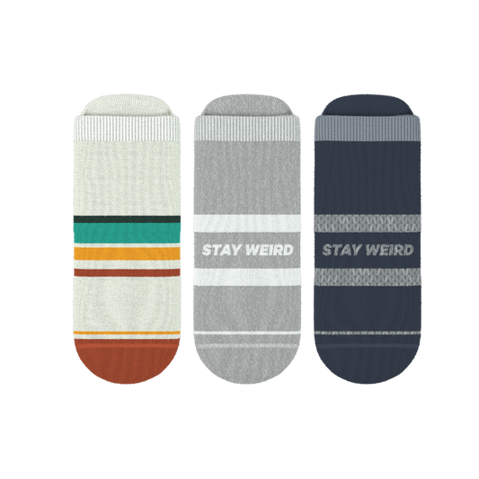 Retro Classics | Heel Hammock™ Ankle Socks 3 Pack