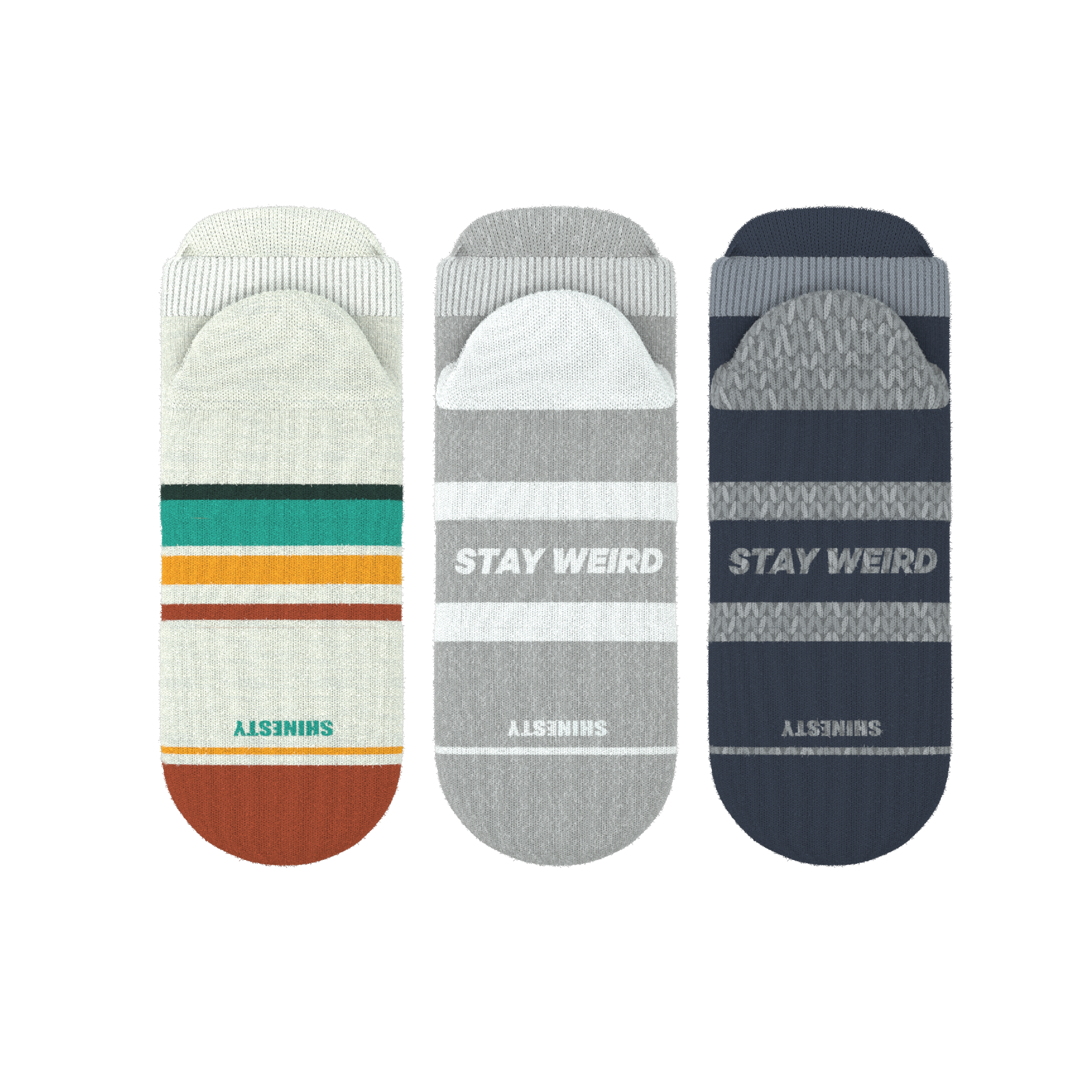 Retro Classics | Heel Hammock™ Ankle Socks 3 Pack