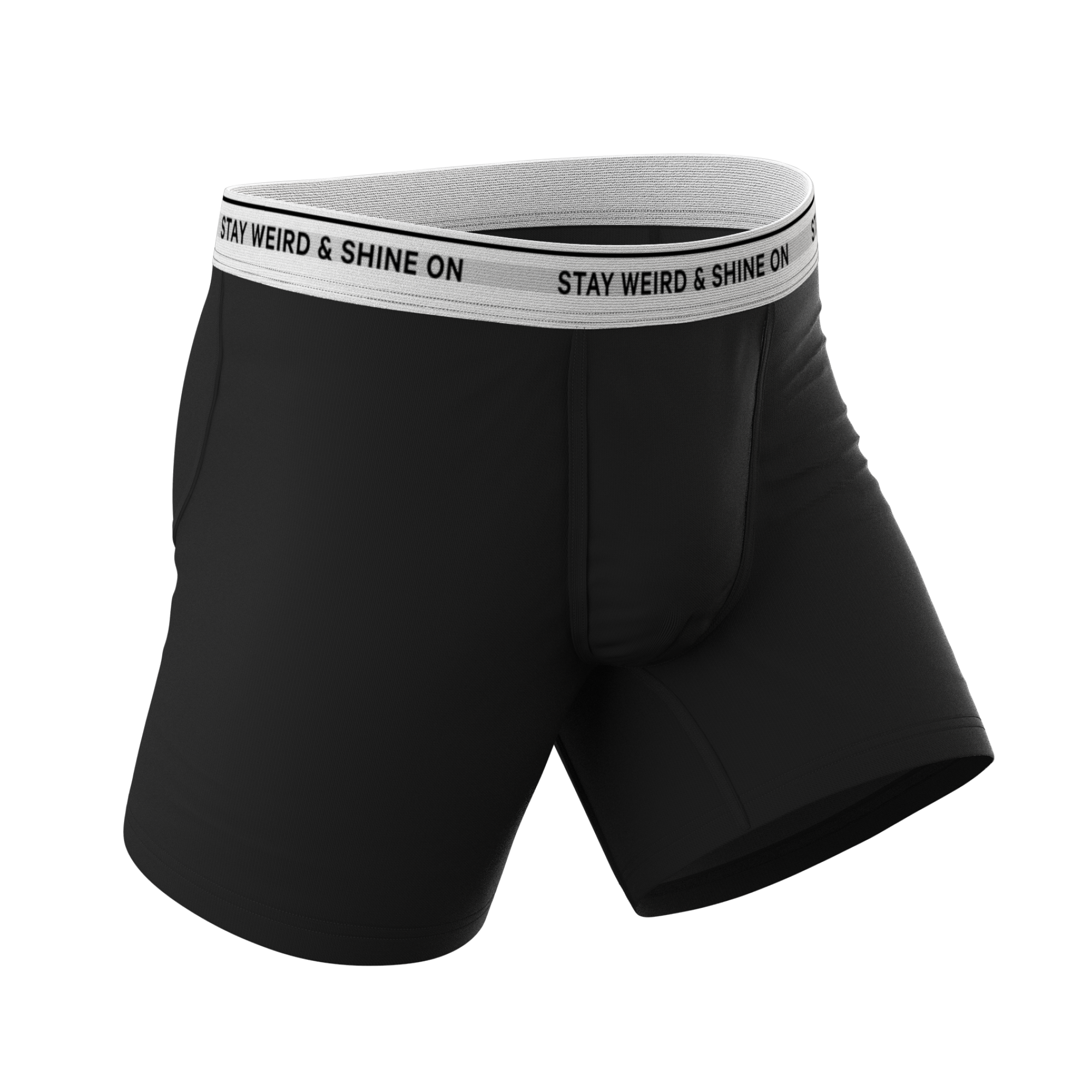 The Anthem | Black Shinesty Ball Hammock® Pouch Underwear