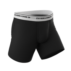 The Anthem | Black Shinesty Ball Hammock® Pouch Underwear