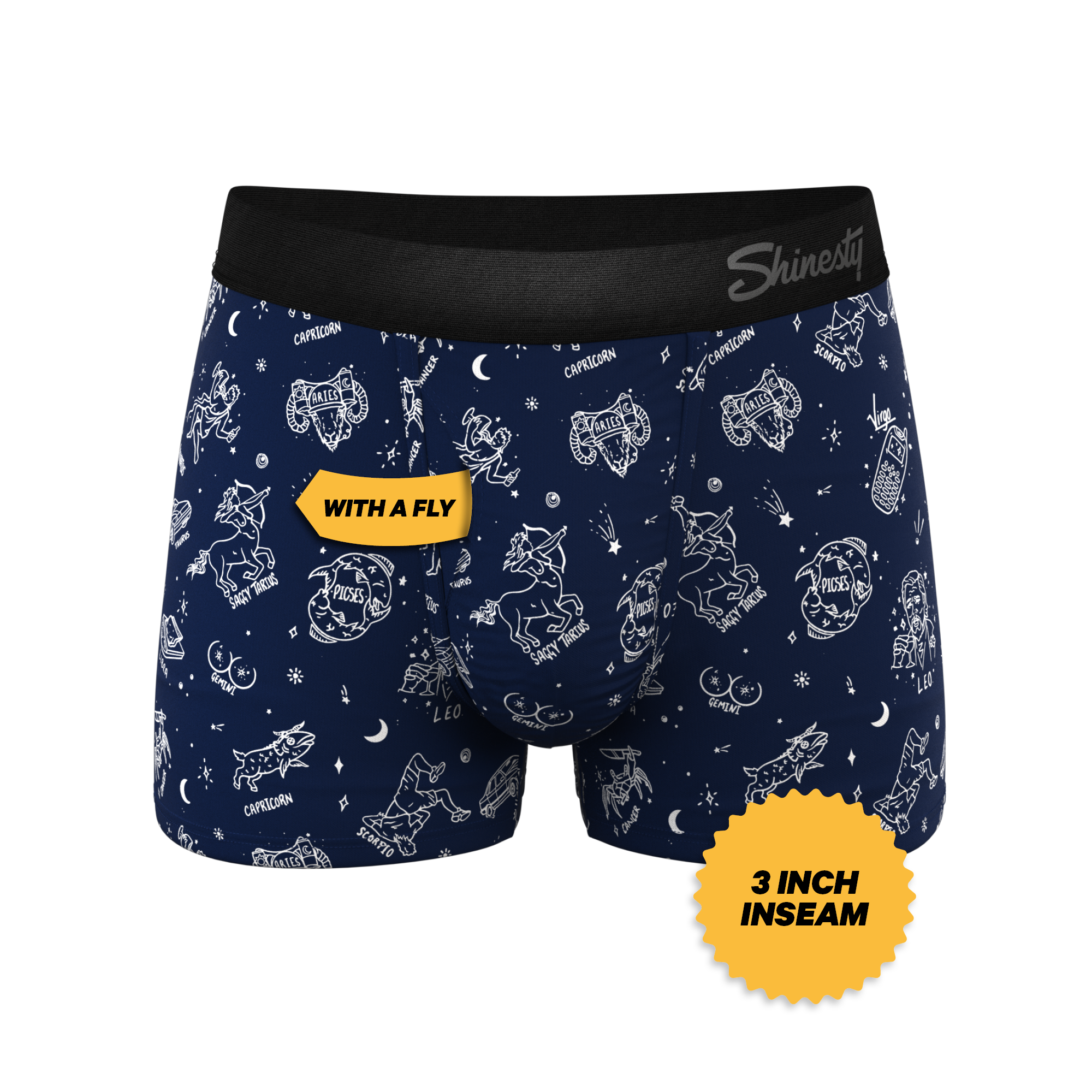 The Astrology Major | Glow in the Dark Astrological Signs Ball Hammock® Pouch Trunks Underwear