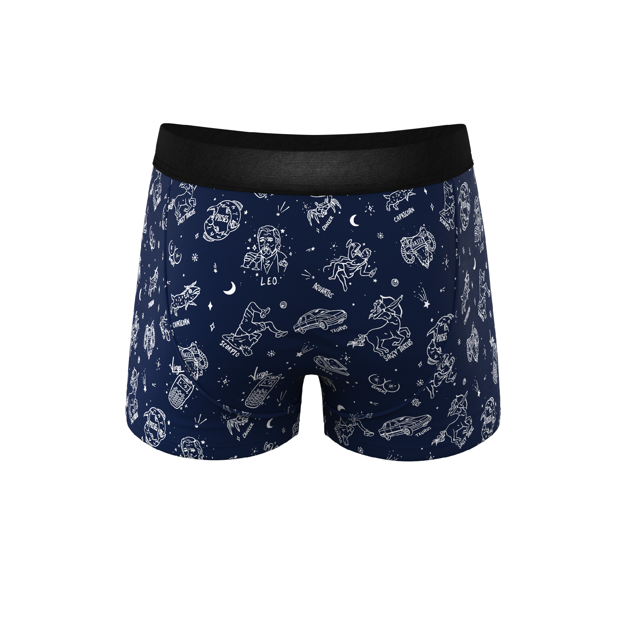 The Astrology Major | Glow in the Dark Astrological Signs Ball Hammock® Pouch Trunks Underwear