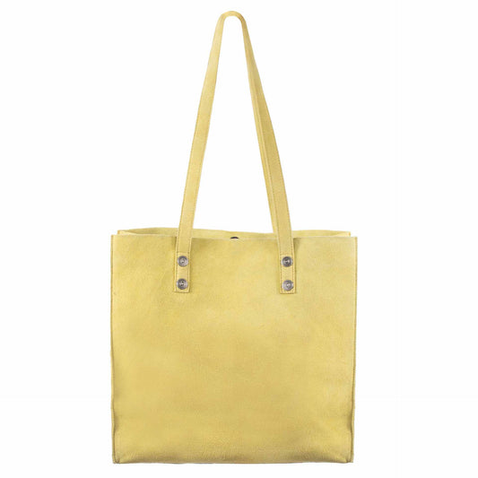 Scully leather Yellow Ladies handbag B373